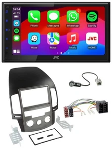 JVC Bluetooth 2DIN MP3 DAB USB Autoradio für Hyundai i30 (ab 08) - Bild 1 von 10