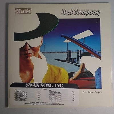 Bad Company Desolation Angels Swan Song LP 1979 1st Press Promotional Copy - Image 1 of 4