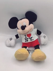 Disney Store Authentic 14" Mickey Mouse I Love New York Plush - Picture 1 of 4