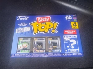Funko Bitty Pop! The Joker Batgirl Batman paquete de 4 con Mystery Pop SELLADO NUEVO - Imagen 1 de 2