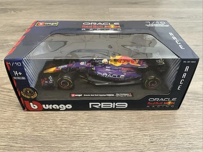 Bburago 1: 18 Formula 1 F1 压铸红牛 - Max Verstappen - 拉斯维加斯送货 — 第 1/4 张图片