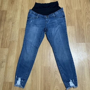 Sonoma Distressed Maternity Jeggings Size 8 - Picture 1 of 13