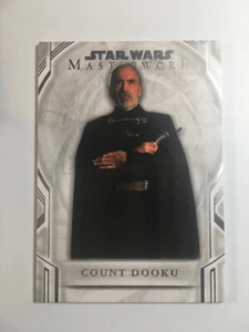 2018 Topps Star Wars Masterwork #7 Count Dooku - Base Card - Picture 1 of 6