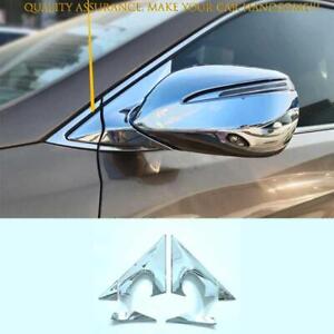 For Hyundai Santa Fe 2013-2018 Glossy Chrome Window Front Triangle Cover Trim
