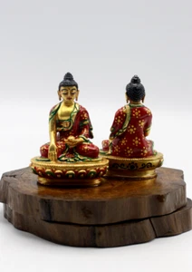 Copper Gold plated Shakyamuni Buddha Statue - Picture 1 of 1