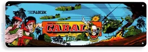 Letrero de arcade Cabal, carpa clásica para juegos de arcade, letrero de lata para sala de juegos B708 - Imagen 1 de 3