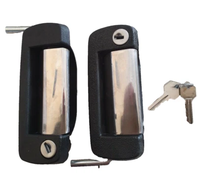COPPIA MANIGLIE ESTERNE FIAT 126 CON CHIAVI - Immagine 1 di 4