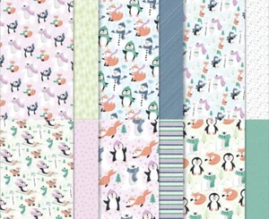 NEU Stampin' Up PINGUIN SPIELKAMERADEN 12 x 12 Designer Serie Papier 12 Blatt - VERSIEGELT - Bild 1 von 3