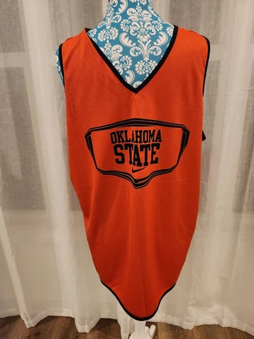 NIKE Oklahoma State U Reversible Basketball Jersey Men’s Large TRAINING NWOT Cover