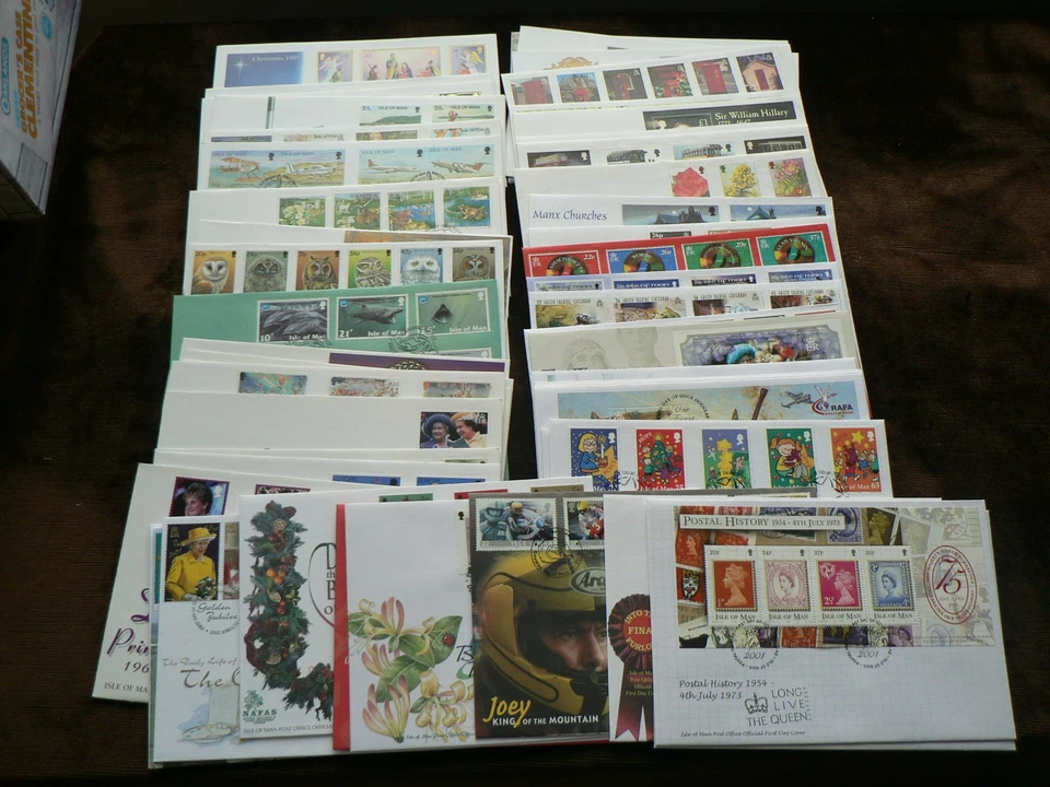 Isle of Man First Day Covers, Sold Individually, 1997, 1998, 1999, 2000, 2001 - Image 1 of 1