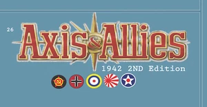 Axis & Allies 1942 Second Edition 100% Waterproof 39" x 65" DELUXE VINYL MAT - Picture 1 of 7