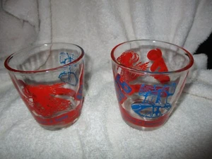 (2) Vintage Hazel Atlas- Sour Cream Glasses - Philly/Bicentennial 1776~1976 - Picture 1 of 1