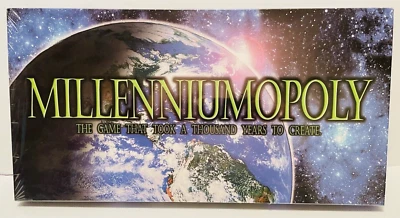 Millenniumopoly Board Game by Late for the Sky VTG Sealed Monopoly made in USA - Image 1 of 4