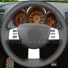 Custom Black PU Leather Steering Wheel Stitch on Cover For Nissan Quest 2004-10