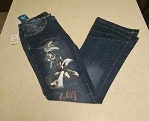 NWT! LOT 29 Looney Tunes Size 9 Jeans ~ Roadrunner & Sylvester Cat - Picture 1 of 10