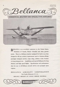 1934 Bellanca Aircraft ad 3/3/2024l - Picture 1 of 1