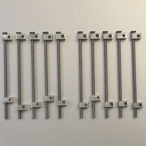 Paquete de 10 varillas de empuje ajustables de 55 + mm para aviones RC - FSEN ■ - Imagen 1 de 3