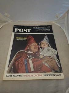 SATURDAY EVENING POST JANUARY 30 1965 KU KLUX KLAN COVER WE GOT NOTHING TO HIDE - Picture 1 of 2