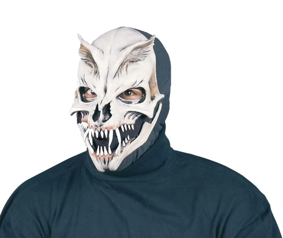 Fatal Fantasy Latex Adult Mask Moving Mouth Halloween - Image 1 of 1