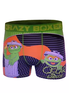 Sesame Street OSCAR THE GROUCH Boxer Briefs in Novelty Box Men's Size L 36-38 - Picture 1 of 8