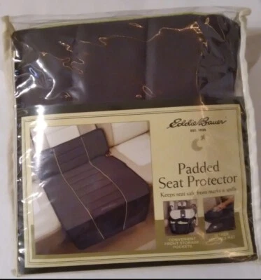 Protector de asiento acolchado Eddie Bauer, ¡úsalo debajo de los asientos del auto o solo! Negro/gris Foto 1 de 4