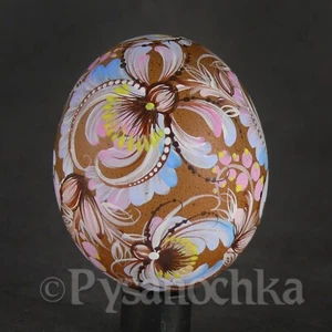Ukrainian Pysanky Petrykivka Pysanka Chicken Easter Egg Osterei Handmade Pisanki - Picture 1 of 15
