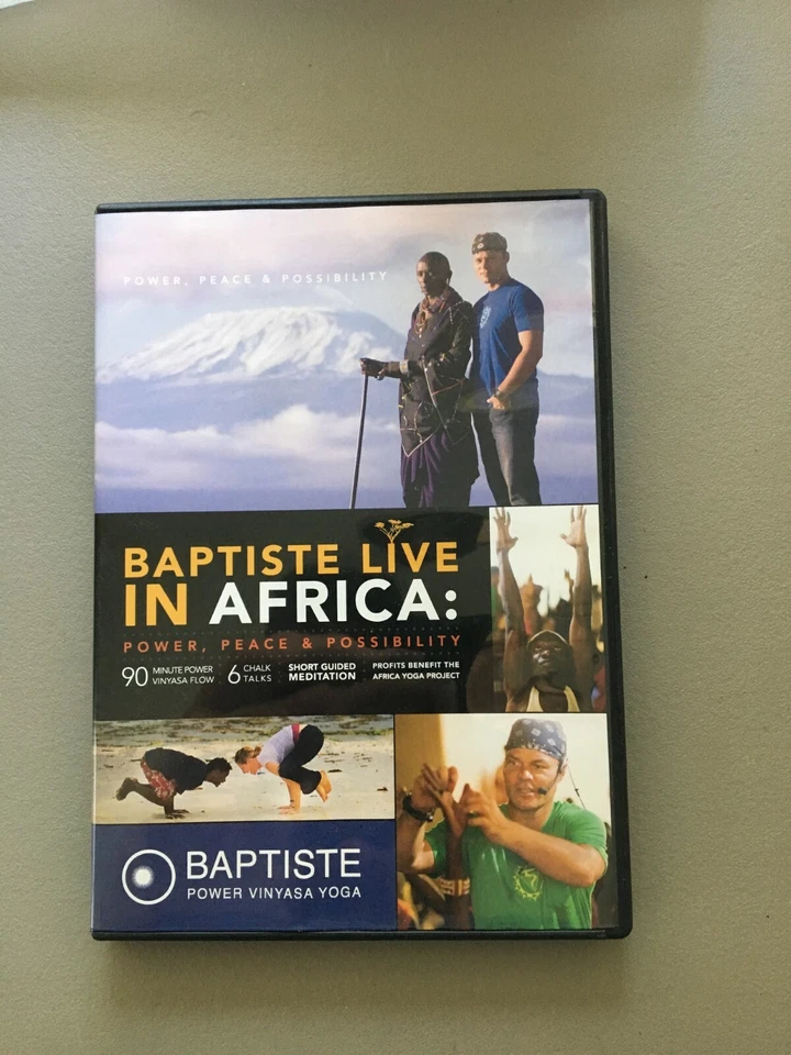 Baptiste Live in Africa: Power Peace & Possibility DVD Power Vinyasa Yoga  - Image 1 of 1