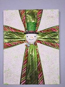 Handgefertigtes Weihnachtskreuz - Bild 1 von 2