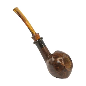 Briar fumar tabaco madera a mano alzada exclusiva artesanal hecha a mano pipa rara KAF - Imagen 1 de 8