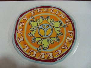PEACE FROGS PEACEFUL EASY FEELING STATIC STICKER - Picture 1 of 1