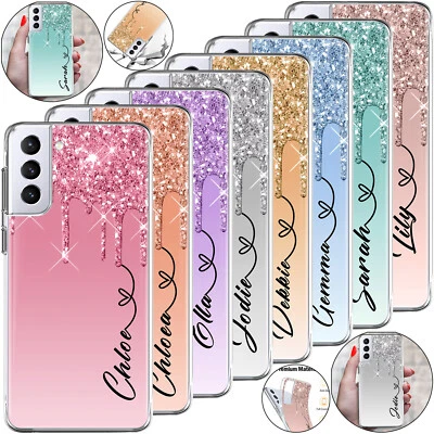Personalised Phone Case For Samsung S25 S24 Ultra S23 FE Pretty Shockproof Cover - Image 1 of 4