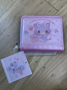 Sanrio rosa blau Lack Mewkledreamy gefaltete Geldbörse Plüsch Schmuck - Bild 1 von 8