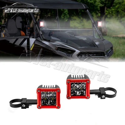 Kit de soporte de montaje de pilar A vainas de luz LED de 40 W 3"" para Polaris RZR Trail 900 1000 Foto 1 de 4
