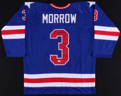 Ken Morrow Signed 1980 Team USA Jersey (JSA COA) Miracle on Ice /Gold Medal Team - Image 1 of 4