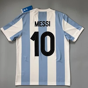 Messi Argentina Jersey Anniversary Home Soccer Shirt JF2641 Adidas Mens Size L - Picture 1 of 22