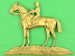 Messing Englisch Jockey Relief - Bild 1 von 3