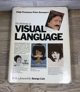 The Dictionary Of Visual Language By Philip Thompson Peter Davenport, Vintage - Picture 1 of 12