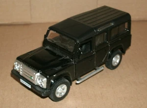 1/34 Scale Land Rover Defender 110 Wagon Diecast Model 4x4 SUV - RMZ City Black - Picture 1 of 5