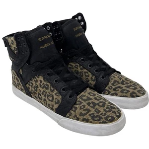 Supra Muska 001 Skytop Womens High Tops Sneakers Size 9 Cheetah Print Black - Picture 1 of 16