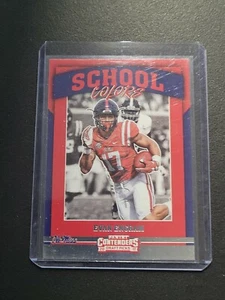 2017 Panini Contenders Draft Picks School Colors Evan Engram Ole Miss Rebels #17 - Bild 1 von 2