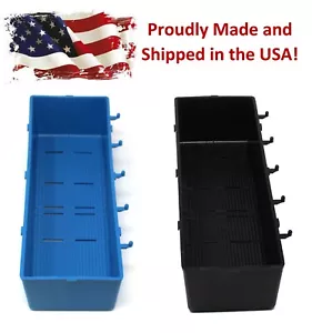 Heavy Duty Plastic Pegboard Storage Bins Garage Work Shop Organizer Pick a Color - Picture 1 of 17