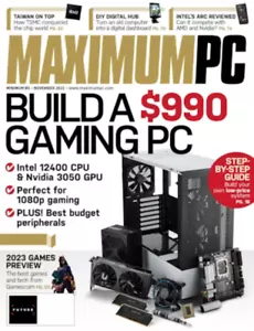 MAXIMUM PC MAGAZINE | NOV 2022 | BUILD A $990 GAMING PC - Picture 1 of 1