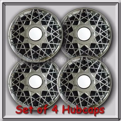 4 16" Ford Crown Victoria Hubcaps, 1998-2002 Ford Crown Vic Police Wheel Covers - Image 1 of 2