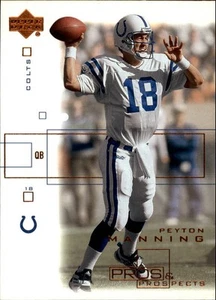2001 Upper Deck Pros and Prospects #36 Peyton Manning - Picture 1 of 2