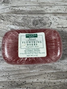 Bath & Body Works, blühende Kräuterseife, 4 Oz. Gylcerinriegel, neu & versiegelt - Bild 1 von 2