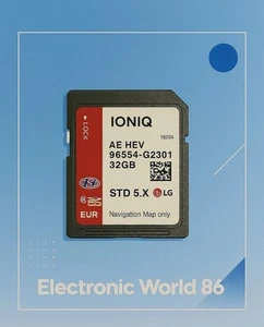 Hyundai Ioniq Satellite Navigation SAT NAV SD Card 96554-G2301 - Picture 1 of 1