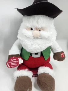 DanDee Singing Cowboy Santa That Sings "Friends In Low Places" New With Tags - Picture 1 of 6