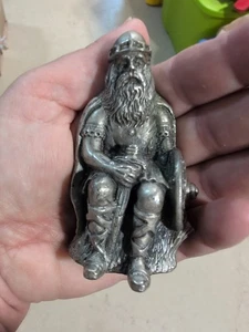 1984 Selandia Designs pewter figurine of Holger Danske Scandinavian Folklore - Picture 1 of 5