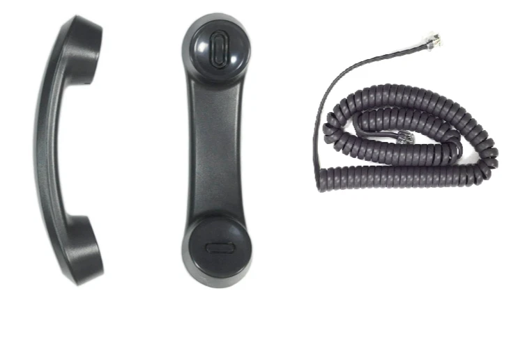 Avaya 9641GS Phone Replacement Handset w/ Handset Cord (Charcoal) *NEW* - Image 1 of 1