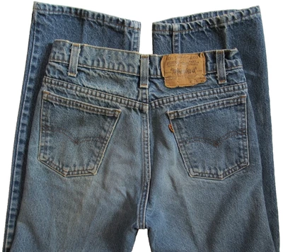 28x30 vintage mens Levi jeans double print orange tab, made in USA - Image 1 of 4